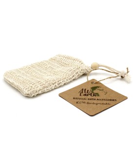 Naturalny woreczek jutowy na mydło peelingujący