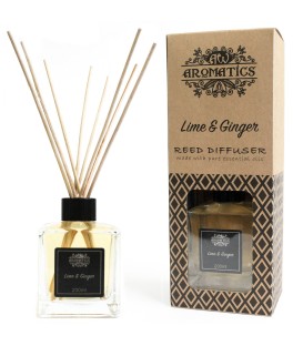 Dyfuzor zapachowy z patyczkami Limonka i Imbir 200 ml