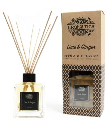 Dyfuzor zapachowy z patyczkami Limonka i Imbir 200 ml - zdjęcie główne produktu