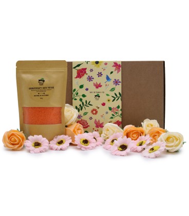 Zestaw SPA Sól do Kąpieli i Kwiaty Mydlane Total Detox 600 g - zdjęcie główne produktu