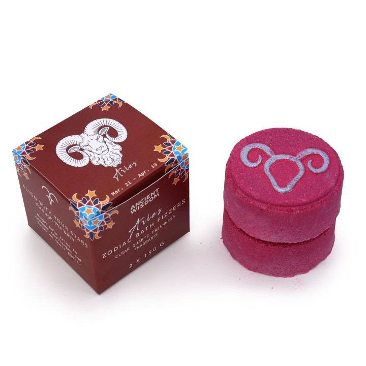 Musujące kule do kąpieli Baran z horoskopem zestaw 2x150 g 150g