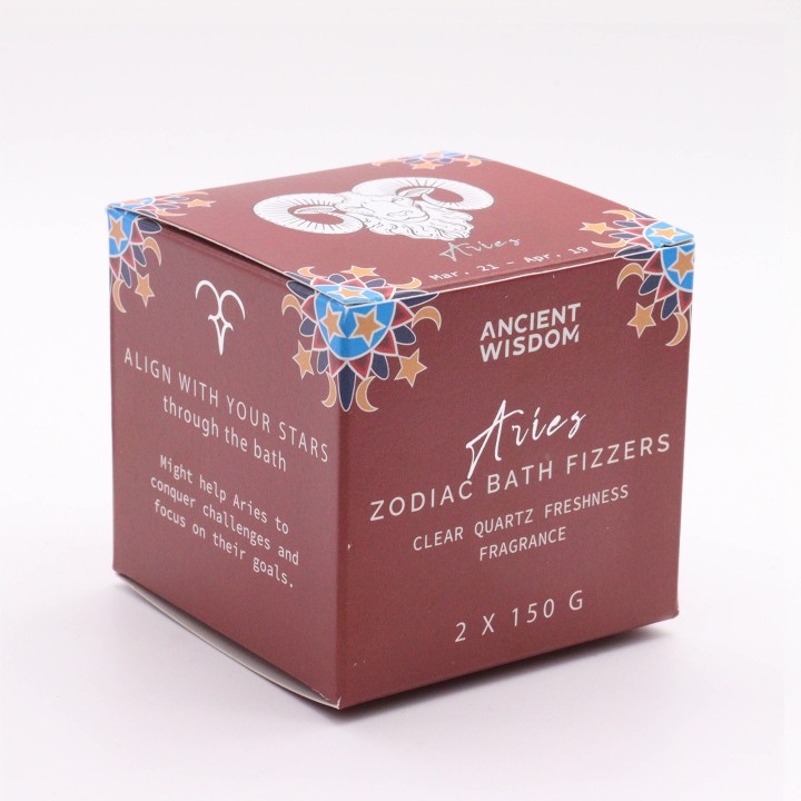 Musujące kule do kąpieli Baran z horoskopem zestaw 2x150 g 150g
