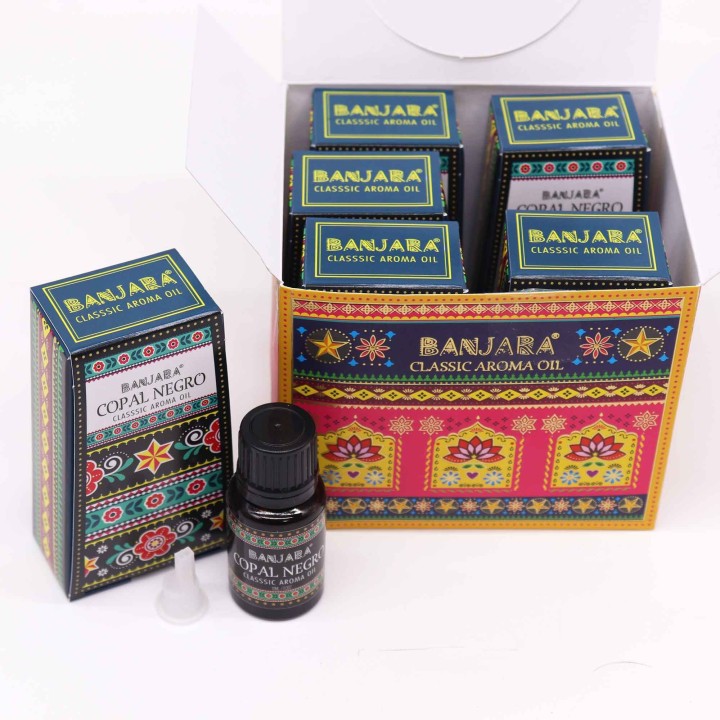 Indyjski olejek zapachowy Copal Negro Banjara 10 ml do aromaterapii