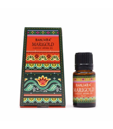 Indyjski olejek zapachowy Nagietek 10 ml do dyfuzora Banjara - zdjęcie główne produktu