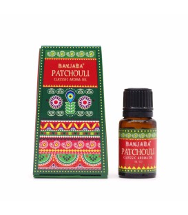Olejek zapachowy Patchouli Banjara 10 ml do kominka i dyfuzora