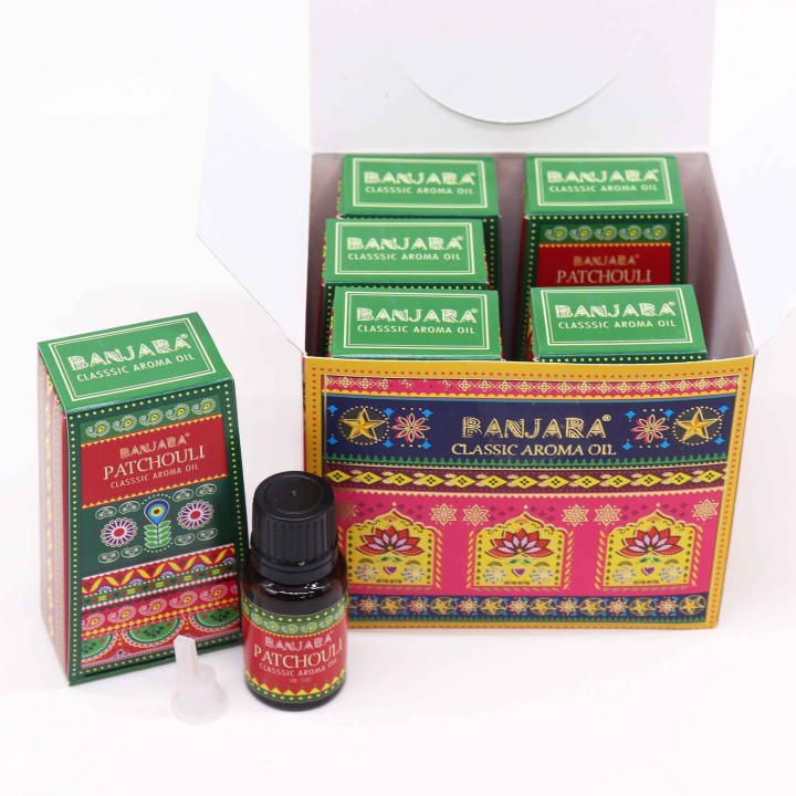 Olejek zapachowy Patchouli Banjara 10 ml do kominka i dyfuzora
