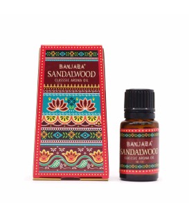 Indyjski olejek zapachowy Sandałowy 10 ml do kominka i dyfuzora
