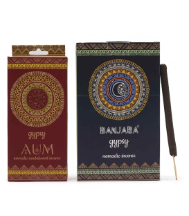 Kadzidełka naturalne AUM ręcznie robione z Indii 52 g