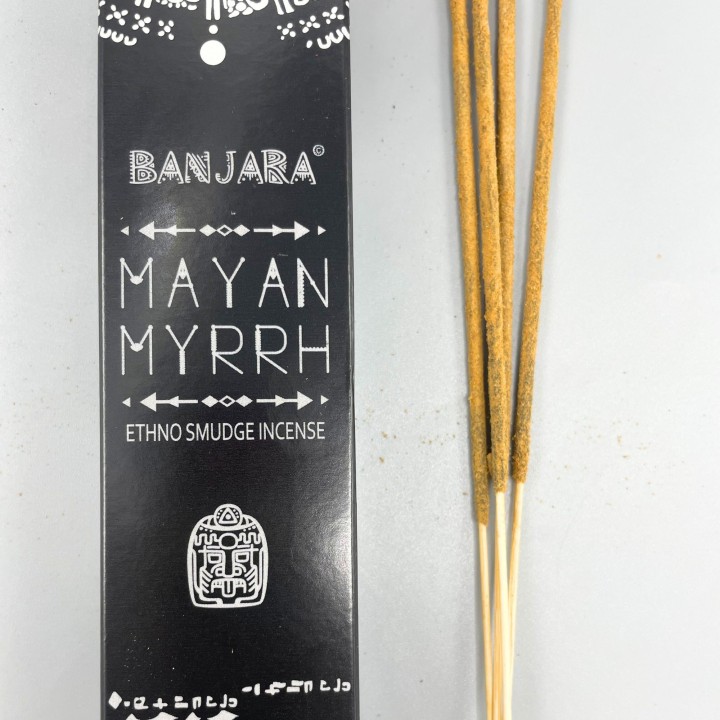 Kadzidełka Tribal Smudge Mirra Majów naturalne kadzidła 35 g