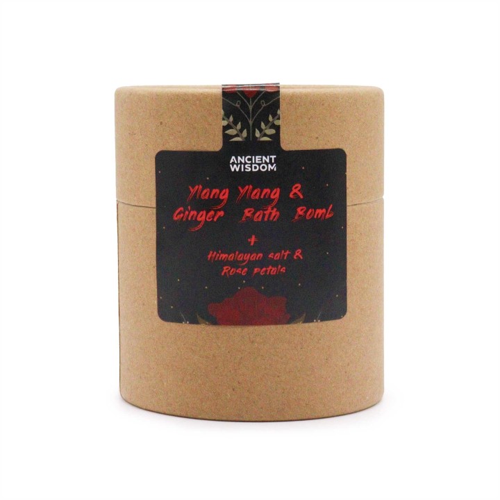Zestaw do kąpieli Ylang Ylang Imbir sól himalajska płatki róży 170 g