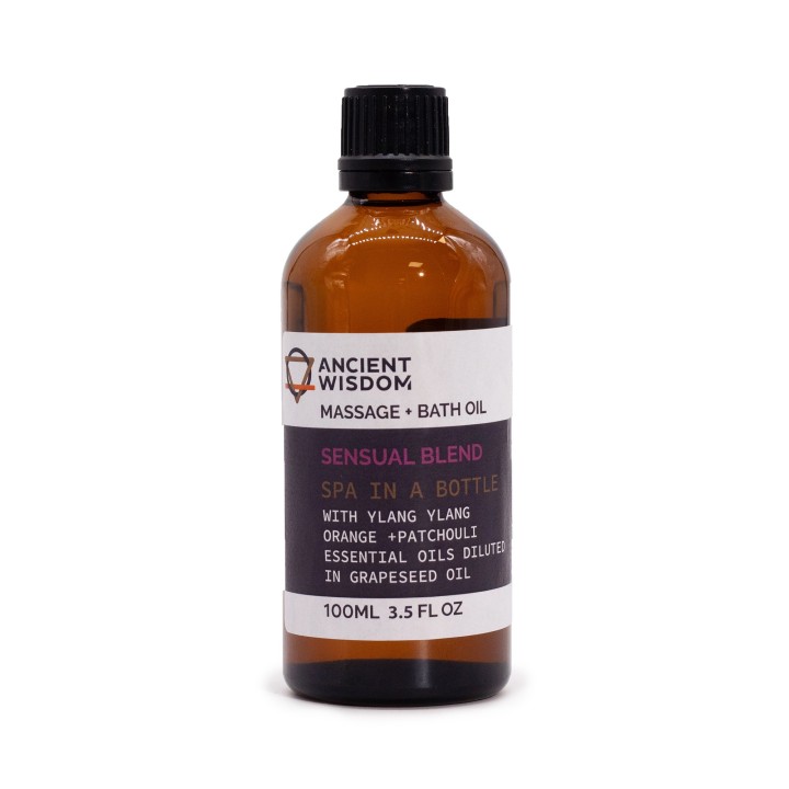 Sensualny olejek do masazu 100 ml ylang ylang pomarancza paczula