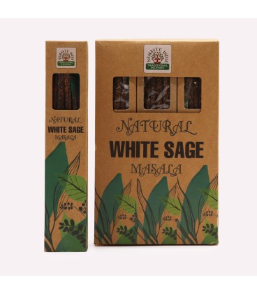 Kadzidelka Masala Biala Szalwia naturalne ziolowe 33 g - zdjęcie główne produktu