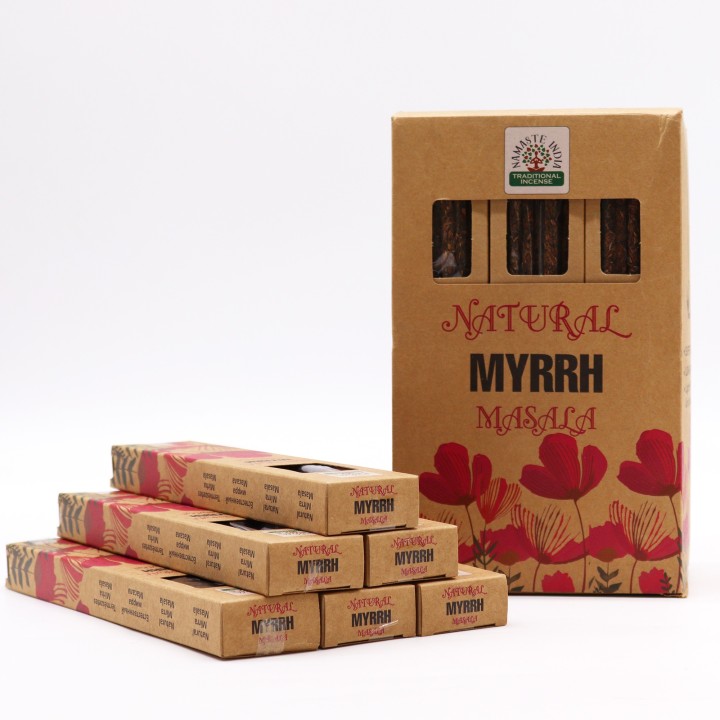 Kadzidła naturalne Masala Mirra 33 g ziołowe do medytacji