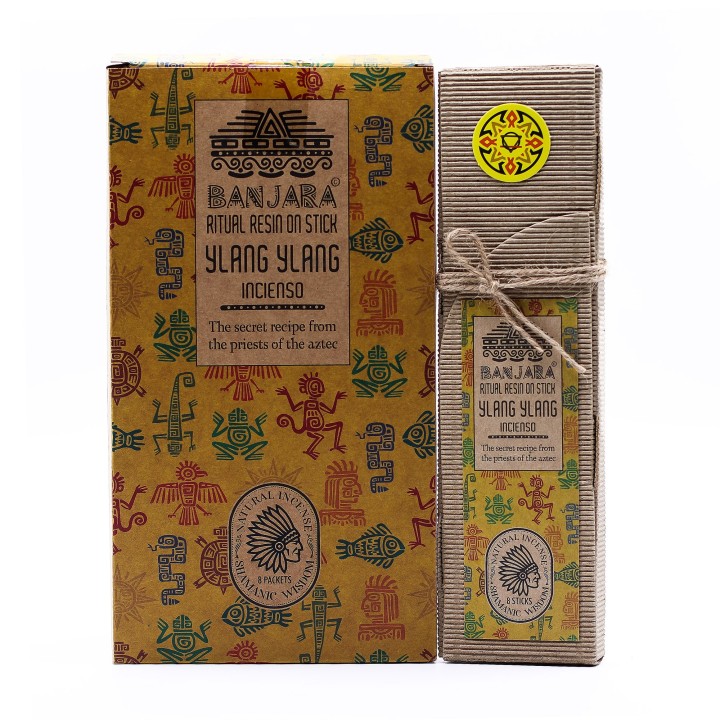 Kadzidła Żywiczne na Patyku Ylang Ylang 20 cm 50 do 60 min