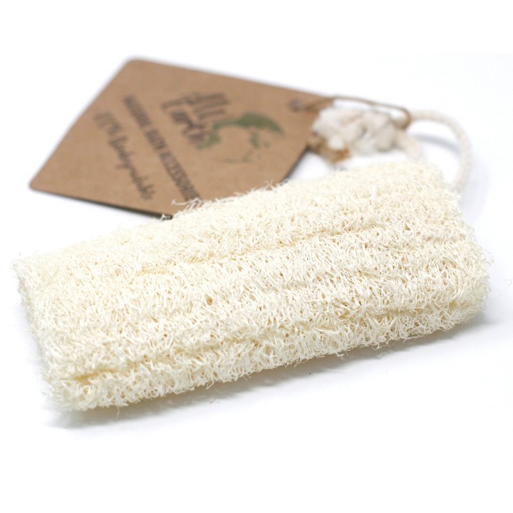 Naturalna gąbka z luffy do peelingu z sznurkiem 12,7 cm 5 szt