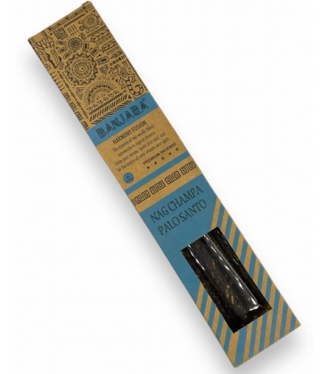 Kadzidelka Patyczkowe Palo Santo Nag Champa Naturalne BANJARA 46 g OTH - zdjęcie główne produktu