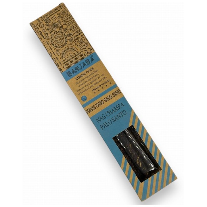 Kadzidełka patyczkowe Palo Santo Nag Champa Banjara 46 g