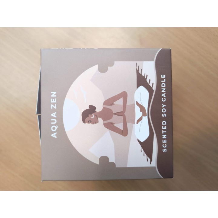 Świeca Sojowa Zapachowa Tranquil Woods w Szkle Moonshine Yoga SCENTED 60g