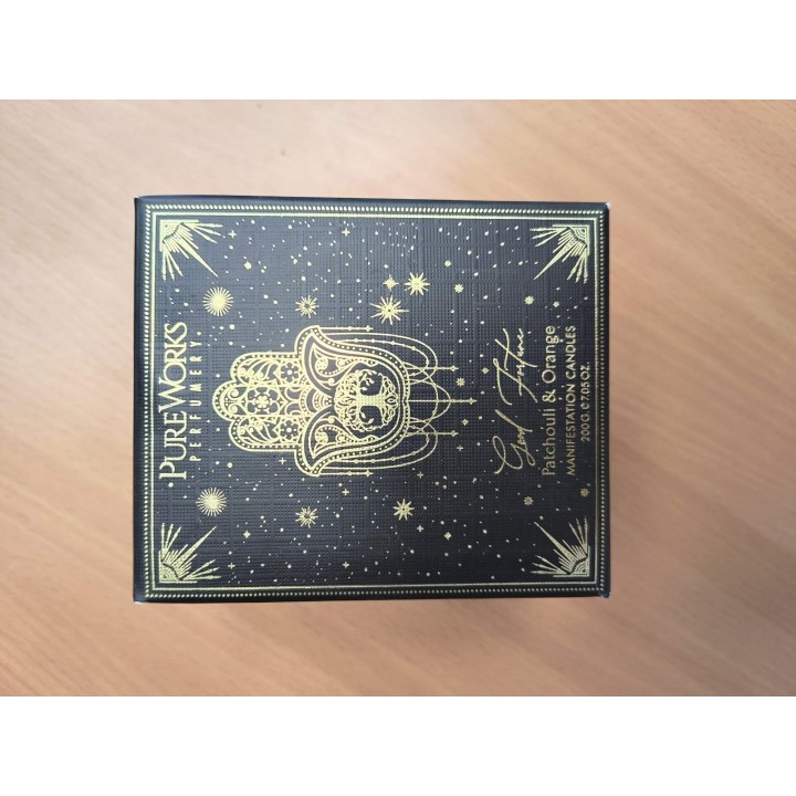 Świeca Zapachowa w Szkle z Jaspisem Paczula Pomarańcza ESOTERIC 200g