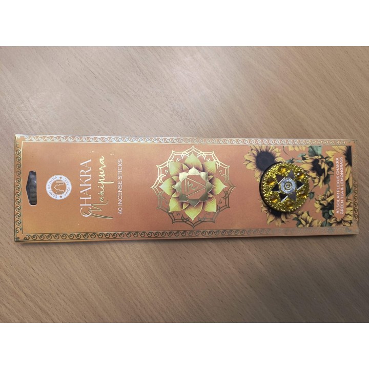 Kadzidełka Mantra Svadhisthana Sakralne z Podstawką CHAKRA INCENSE 40szt