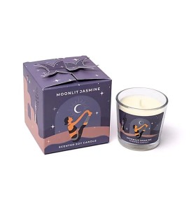 Świeca Sojowa Zapachowa w Szkle Księżycowy Jaśmin MOONSHINE YOGA 60g