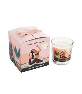 Świeca Sojowa Zapachowa w Szkle Celestial Sage MOONSHINE YOGA SCENTED 60g