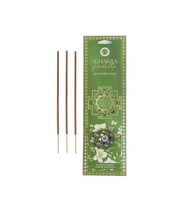Kadzidełka Indyjskie Chakra Mantra Anahata z Podstawką INCENSE 40szt - zdjęcie główne produktu