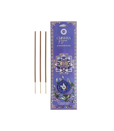 Kadzidełka Chakra Mantra Ajna Trzecie Oko z Podstawką INCENSE 40szt - zdjęcie główne produktu