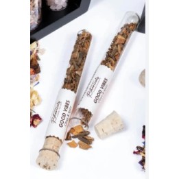Botanical Aromatherapy Resin in Glass Tube & Cork BTRES Good Vibes - zdjęcie produktu