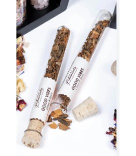 Botanical Aromatherapy Resin in Glass Tube & Cork BTRES Good Vibes - zdjęcie produktu