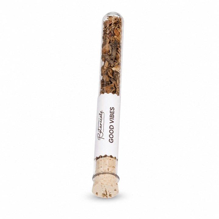 Botanical Aromatherapy Resin in Glass Tube & Cork BTRES Good Vibes - zdjęcie produktu