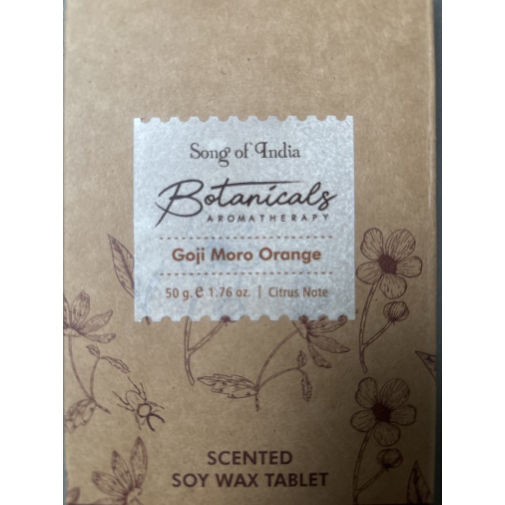 50 g. Botanical Aromatherapy Scented Soy Wax Tablet BTWT50 Goji Moro Orange - zdjęcie produktu