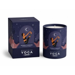 128 g. Moonshine Yoga Soy Scented Candle in Glass Jar in Tube Packaging MYCAT128 Moonlit Jasmine - zdjęcie produktu