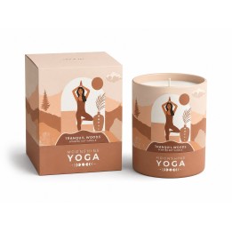 128 g. Moonshine Yoga Soy Scented Candle in Glass Jar in Tube Packaging MYCAT128 Tranquil Woods - zdjęcie produktu