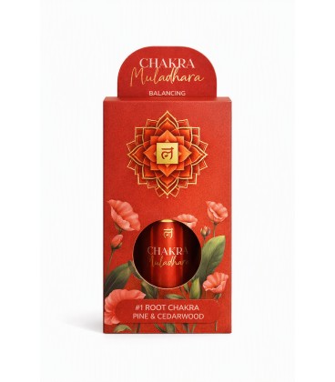 Olejek Aromaterapeutyczny Czakra Podstawy Sosna Cedr CHAKRA SONG 10ml - zdjęcie główne produktu