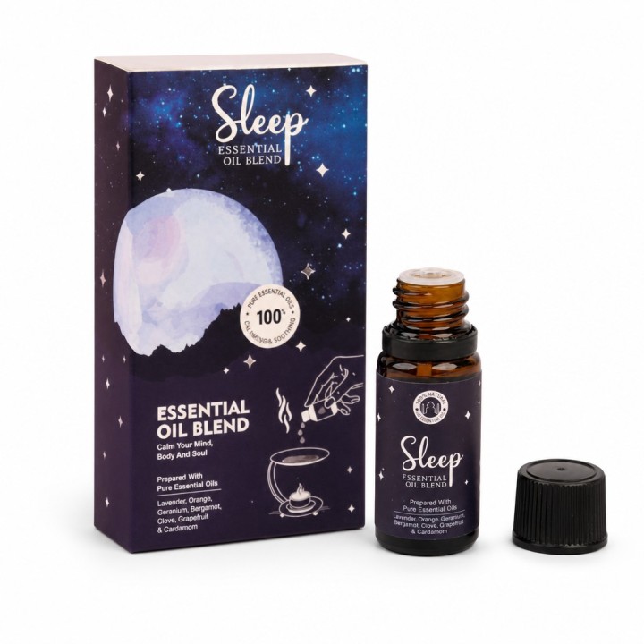 Olejek Eteryczny na Sen w Bursztynowym Szkle SLEEP AROMATHERAPHY 10ml - zdjęcie produktu