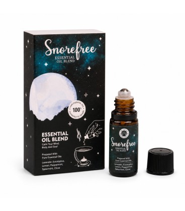 Olejek Eteryczny na Chrapanie w Bursztynowym Szkle SNORE FREE 10ml - zdjęcie główne produktu
