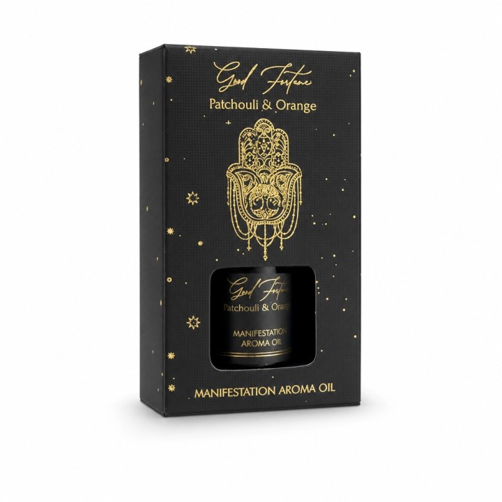 10 ml. Esoteric Aroma Oil in Orifice Reducer Glass Bottle in Cardboard Box ESAO10 Patchouli & Orange (Good Fortune) - zdjęcie pr