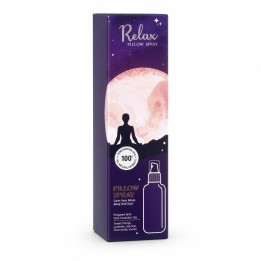 100 ml. Relax Aromatheraphy Pillow Spray in Round Brown Bottle with Black Pump ARREPL100 - zdjęcie produktu