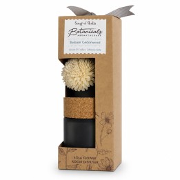 120 ml. Botanical Aromatherapy Room Diffuser with Sola Flower in Frosted Round Jar BTRD120 Balsam Cedarwood-48 - zdjęcie produkt