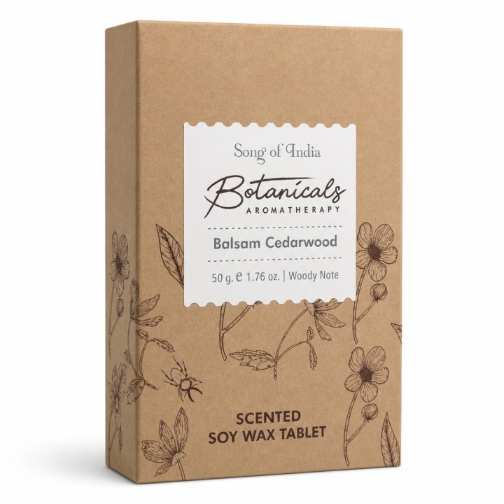 50 g. Botanical Aromatherapy Scented Soy Wax Tablet BTWT50 Balsam Cedarwood - zdjęcie produktu