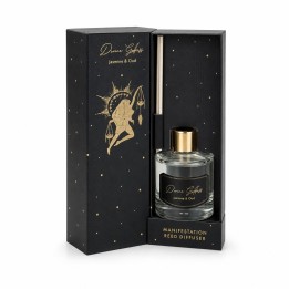 50 ml. Esoteric Reed Diffuser with 4 Sticks in Round Glass Jar in Lock Box ESRD50 Jasmine & Oud (Divine Goddess) - zdjęcie produ