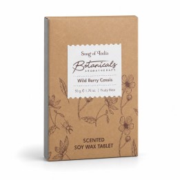 50 g. Botanical Aromatherapy Scented Soy Wax Tablet BTWT50 Wild Berry Cassis - zdjęcie produktu