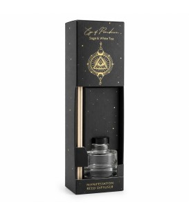 50 ml. Esoteric Reed Diffuser with 4 Sticks in Round Glass Jar in Lock Box ESRD50 Sage & White Tea (Eye of Providence) - zdjęcie