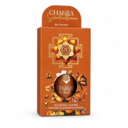 10 ml. Chakra Mantra Balancing Aromatherapy Oil in Amber Glass Bottle in Cardboard Box CMAO10 Sacral Chakra (Svadhisthana): Ora 