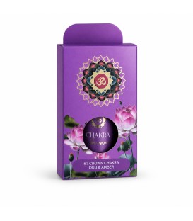 Chakra Mantra Olejek Aromaterapeutyczny Sahasrara Oud&Amber BALANCING 10 ml - zdjęcie produktu