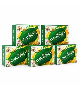 Mydełka Chandrika 5 szt. po 125g. Razem 625g - zdjęcie produktu