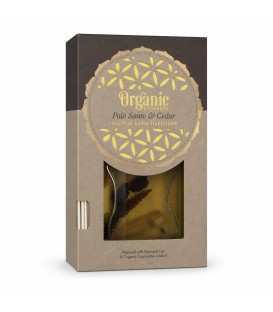150 ml. Organic Goodness Smudge Reed Diffuser in Flat Bottle ORSRD150 Palo Santo & Cedar - zdjęcie produktu