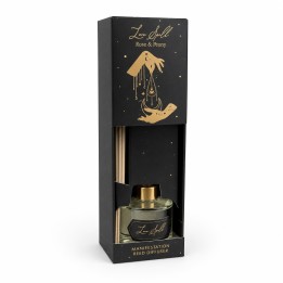 50 ml. Esoteric Reed Diffuser with 4 Sticks in Round Glass Jar in Lock Box ESRD50 Rose & Peony (Love Spell) - zdjęcie produktu
