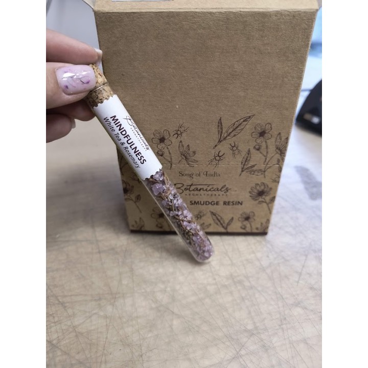 Botanical Aromatherapy Resin in Glass Tube & Cork BTRES Mindfulness